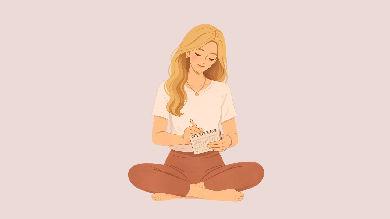 woman tracking fertile cervical mucus