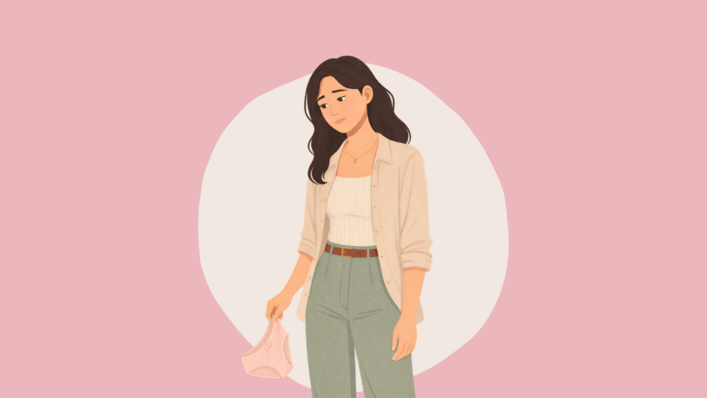 woman wondering about Implantation Bleeding vs Period