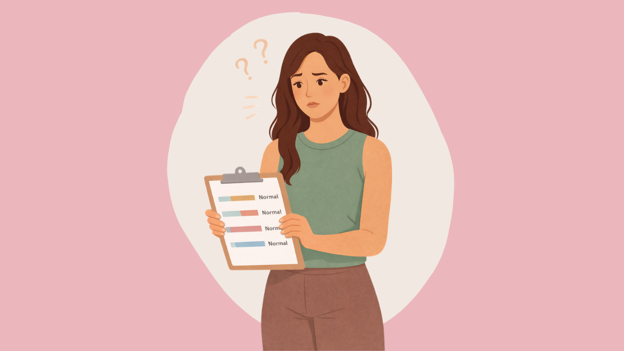 woman wondering why normal fertility lab results but not getting pregnant