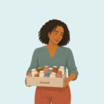 Woman reviewing fertility supplements for women while learning how to choose personalized support before pregnancy