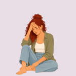 Woman trying to stop obsessing over getting pregnant while navigating the emotional stress of TTC