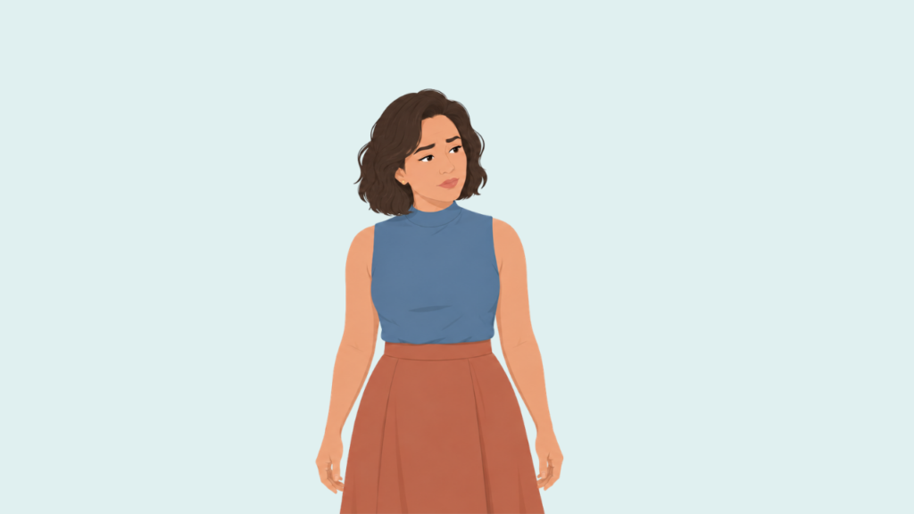 Thoughtful woman processing what a high FSH fertility result may mean.